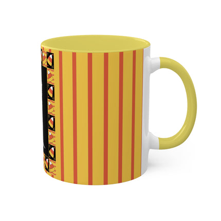 Candy Corn Skeleton Colorful Mugs (11oz, 15oz)