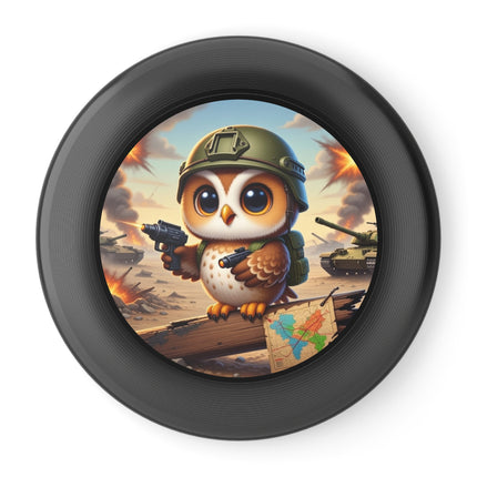 Owl on the Front Wham-O Frisbee – Tactical Scout & Night Watch