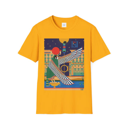 Winged Sun Disc & Falcon T-Shirt – Emblem of Hermes Trismegistus