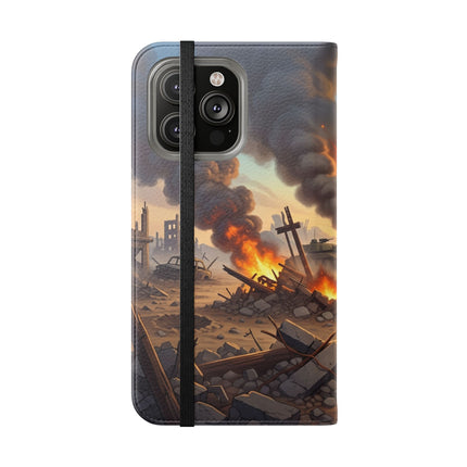 🦉🌟 The Owl on the Front Lines Flip Case – Courage & Quiet Strength