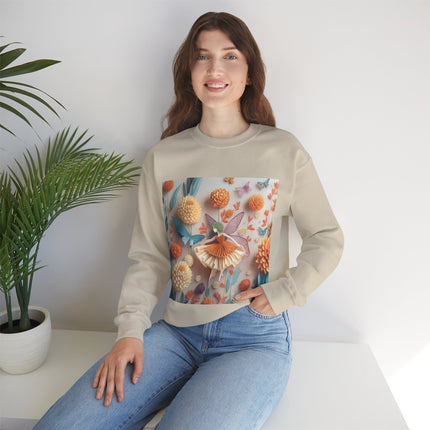 Dahlia Fairy Unisex Heavy Blend™ Crewneck Sweatshirt