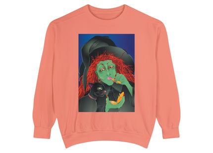 Mirror, Mirror A Witch's Touch Unisex Garment-Dyed Sweatshirt