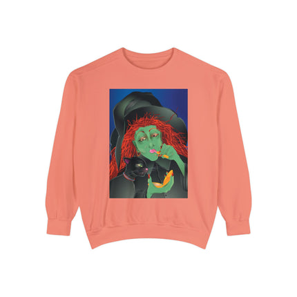Mirror, Mirror A Witch's Touch Unisex Garment-Dyed Sweatshirt