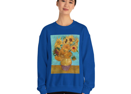 Vase with Twelve Sunflowers by Vincent Van Gogh Heavy Blend™ Crewneck Sweatshirt