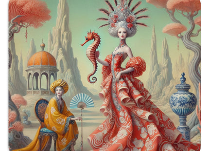 The Seahorse Court Mouse Pad