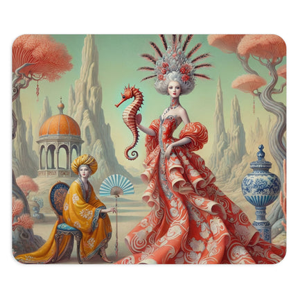 The Seahorse Court Mouse Pad