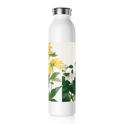 Clerodendrum & Rudbeckia by Tanigami Kônan Slim Water Bottle