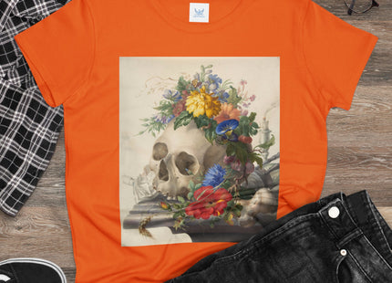 Vanitas Still Life by Herman Henstenburgh Women's Midweight Cotton Tee