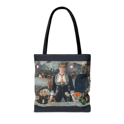 A Bar at the Folies-Bergère by Edouard Manet Tote Bag (AOP)