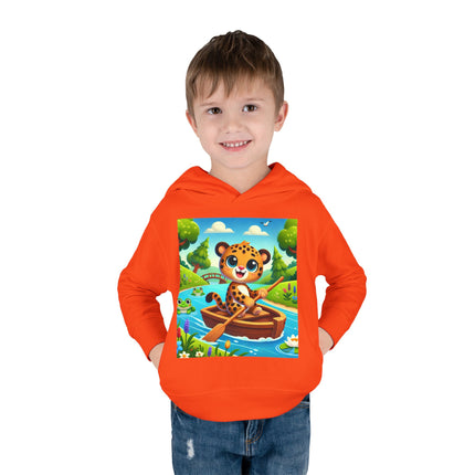 Little Explorer on the River Toddler Pullover Fleece Hoodie