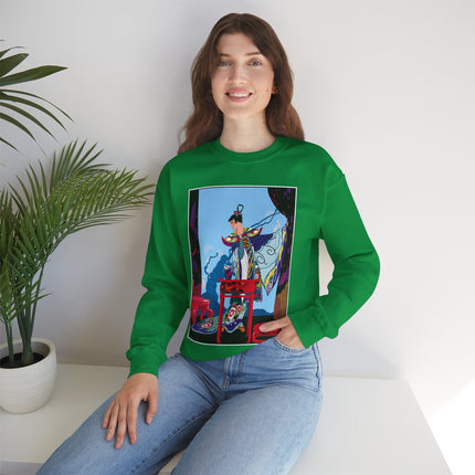 A Visual Journey by Umberto Brunelleschi Women's Heavy Blend™ Crewneck Sweatshirt