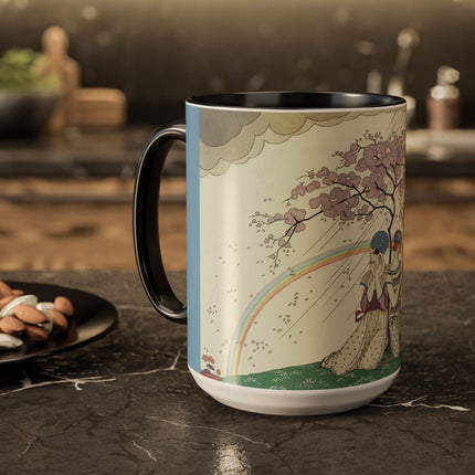 L’Arc-en-Ciel by George Barbier Colorful Mugs (11oz, 15oz)