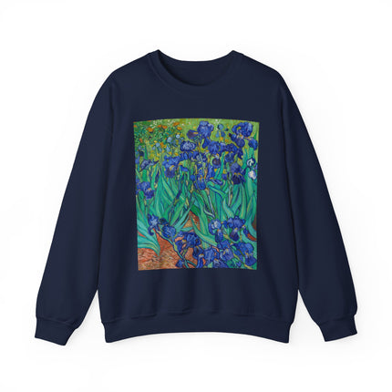 Irises by Vincent Van Gogh Heavy Blend™ Crewneck Sweatshirt