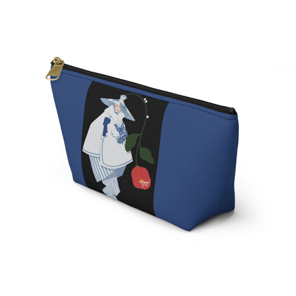 Blue & White Porcelain Geisha Cosmetic Bag – Quiet Elegance & Timeless Grace