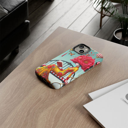 Reading In A Painted Garden Phone Cases