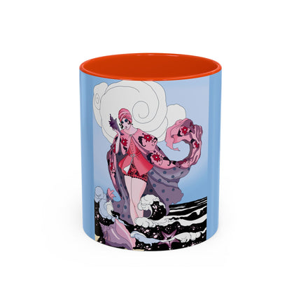 Goddess of the Swirling Sea Colorful Mugs (11oz, 15oz)