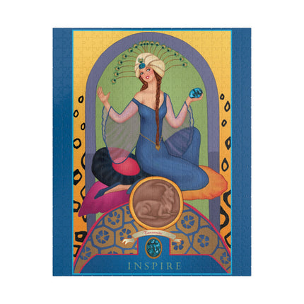 December & Tanzanite (from the Gem Series) by Sofia Chiostri Puzzle (110, 252, 500-Piece)