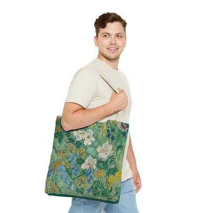 Flowers by August Babberger Tote Bag (AOP)