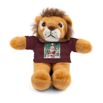 Santa's Joyful Night Stuffed Animals with Tee