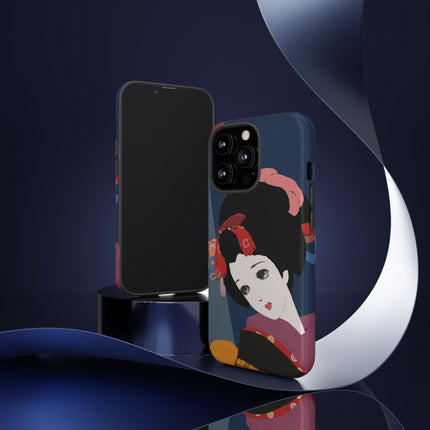 Geisha Portrait Phone Case – Elegant Beauty & Timeless Grace