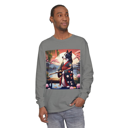 Border Collie Warrior Long Sleeve T-Shirt