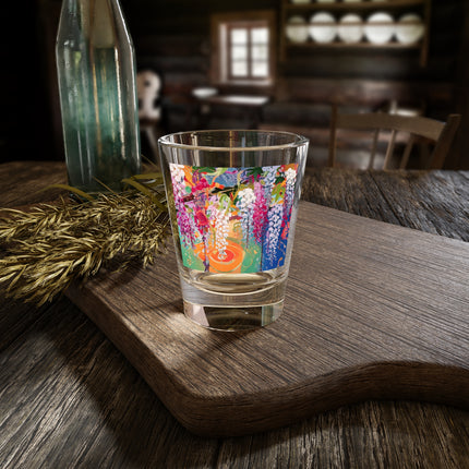 Golden Wisteria Elegance Shot Glass, 1.5oz