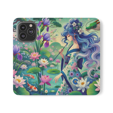Fairy of the Koi Pond Flip Case – Mystical Harmony & Pond Enchantment
