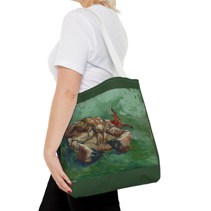 Crab on its Back by Vincent Van Gogh Tote Bag (AOP)