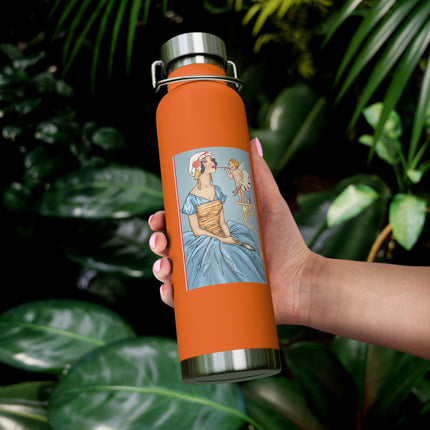 The Enchanting Painter: A Fairy's Artistic Touch Copper Vacuum Insulated Bottle, 22oz