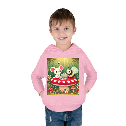 Tea Time Friends Toddler Pullover Fleece Hoodie