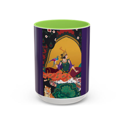 The Jewel Pavilion Colorful Mug (11oz, 15oz) – Royal Elegance, Peacock Beauty & Jewel-Toned Splendor