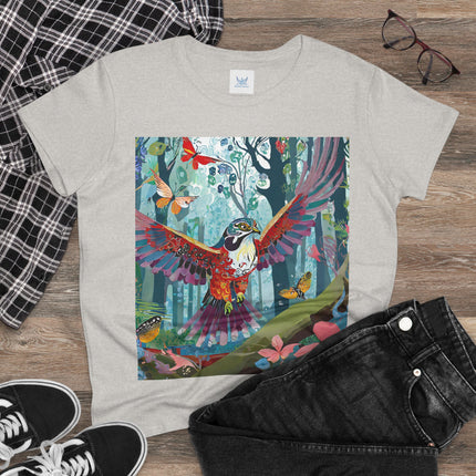 A Colorful Raptor Cotton Tee