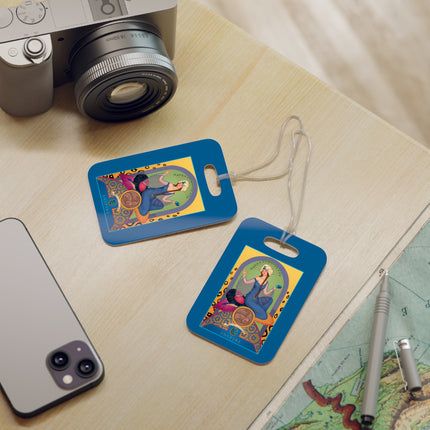 December & Tanzanite (from the Gem Series) by Sofia Chiostri Luggage Tags