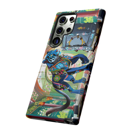 Cyber Panther's Hunt Phone Cases