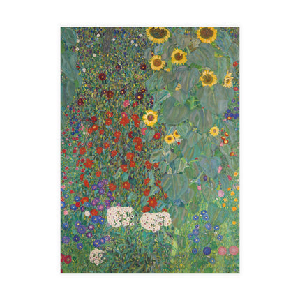 Farm Garden with Sunflowers by Gustav Klimt Postcard Bundles (envelopes included) - Bundles of 10, 30, 50 Pieces