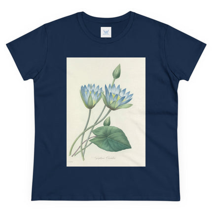 Choix des plus belles fleurs, Plate 055 by Pierre Joseph Redouté  Women's Midweight Cotton Tee
