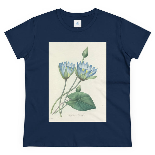 Choix des plus belles fleurs, Plate 055 by Pierre Joseph Redouté  Women's Midweight Cotton Tee