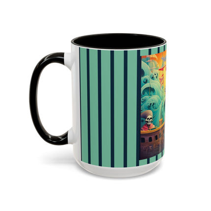 Skeleton Crew of the Misty Seas Colorful Mugs (11oz, 15oz)