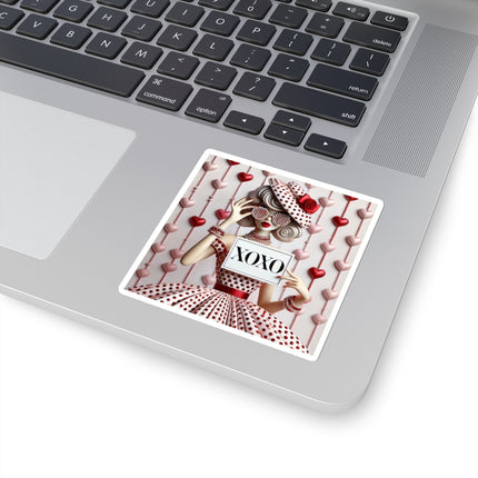 Fashionably Yours, XOXO Kiss-Cut Stickers (4 Sizes)