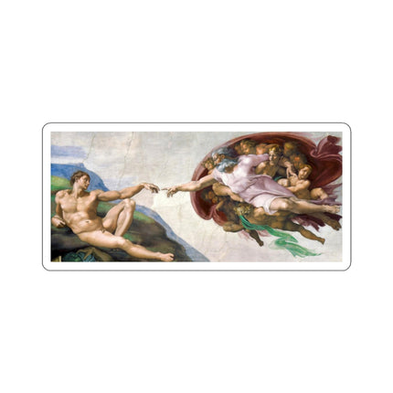 The Creation of Adam by Michelangelo Buonarroti Kiss-Cut Stickers (4 Stickers)