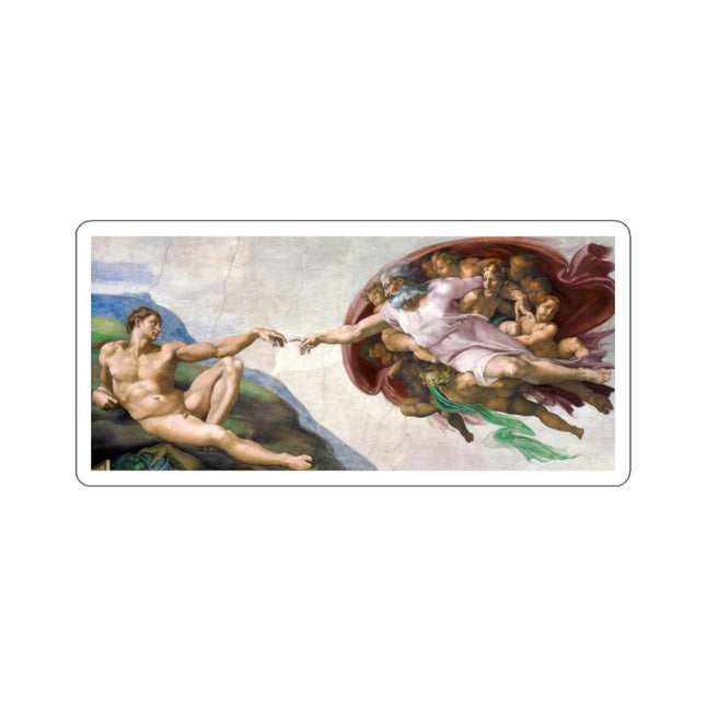 The Creation of Adam by Michelangelo Buonarroti Kiss-Cut Stickers (4 Stickers)