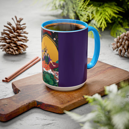 The Jewel Pavilion Colorful Mug (11oz, 15oz) – Royal Elegance, Peacock Beauty & Jewel-Toned Splendor