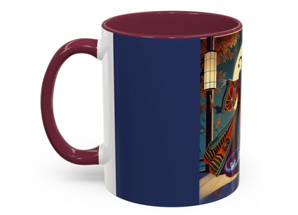 Court Magician with Ghost Butterflies Colorful Mugs (11oz, 15oz)