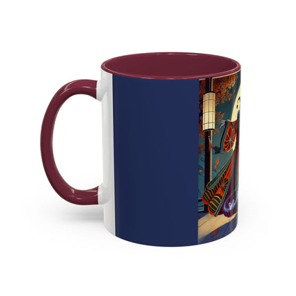 Court Magician with Ghost Butterflies Colorful Mugs (11oz, 15oz)