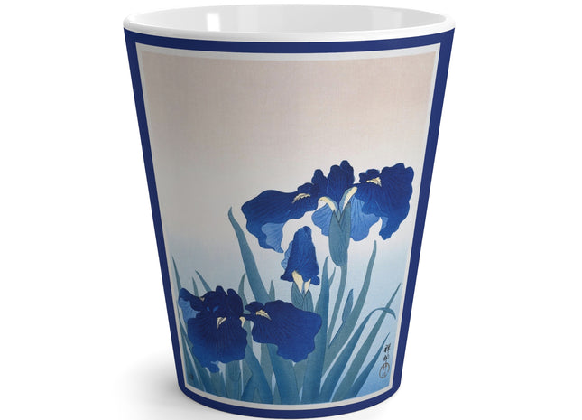 Irises by Ohara Koson Latte Mug