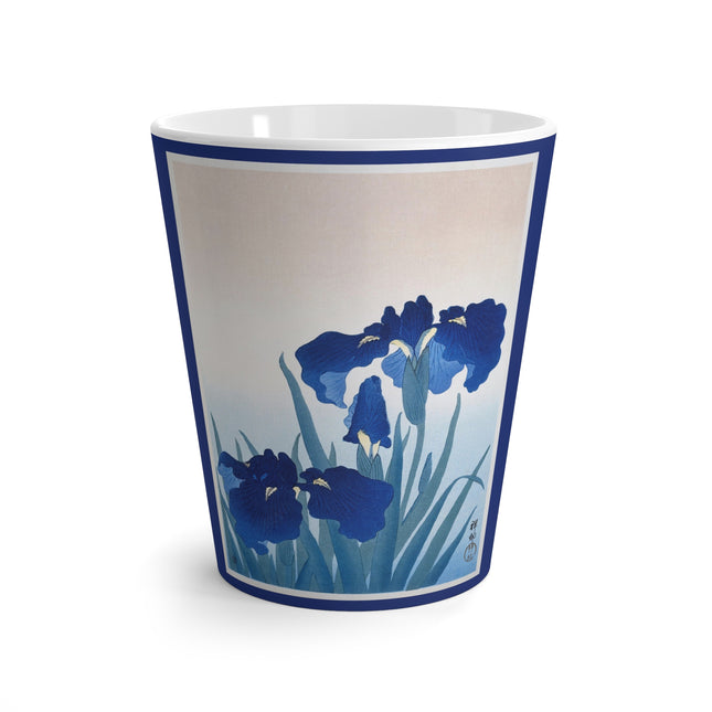 Irises by Ohara Koson Latte Mug