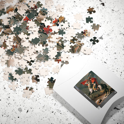 Napoleon Crossing the Alps by Jacques-Louis David Puzzle (110, 252, 500-piece)