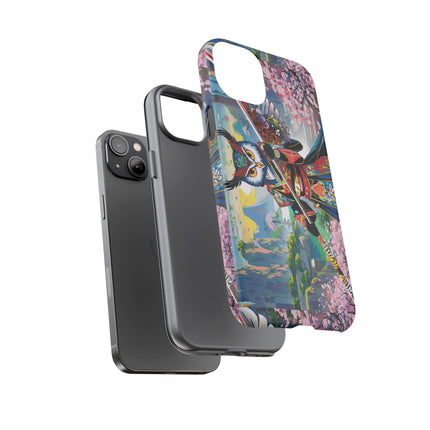Cyberpunk Samurai Owl Phone Cases