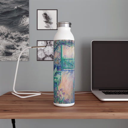 The Artist’s Garden by Theodore Earl Butler Slim Water Bottle