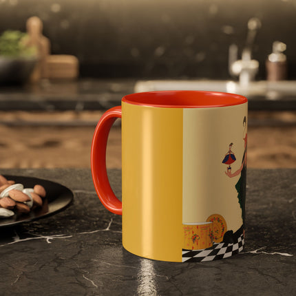 The Marionette Colorful Mugs – Theatrical Glamour & Cabaret Elegance